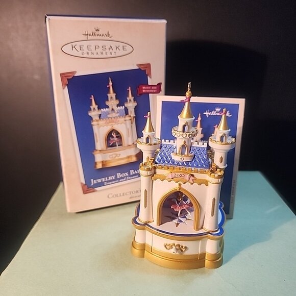2002 Hallmark Keepsake Treasures and Dreams Jewelry Music Box Ballet Ornament - Picture 1 of 15